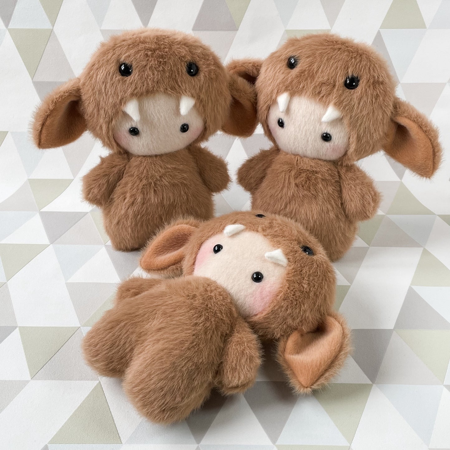 Monster doll plushie - beige