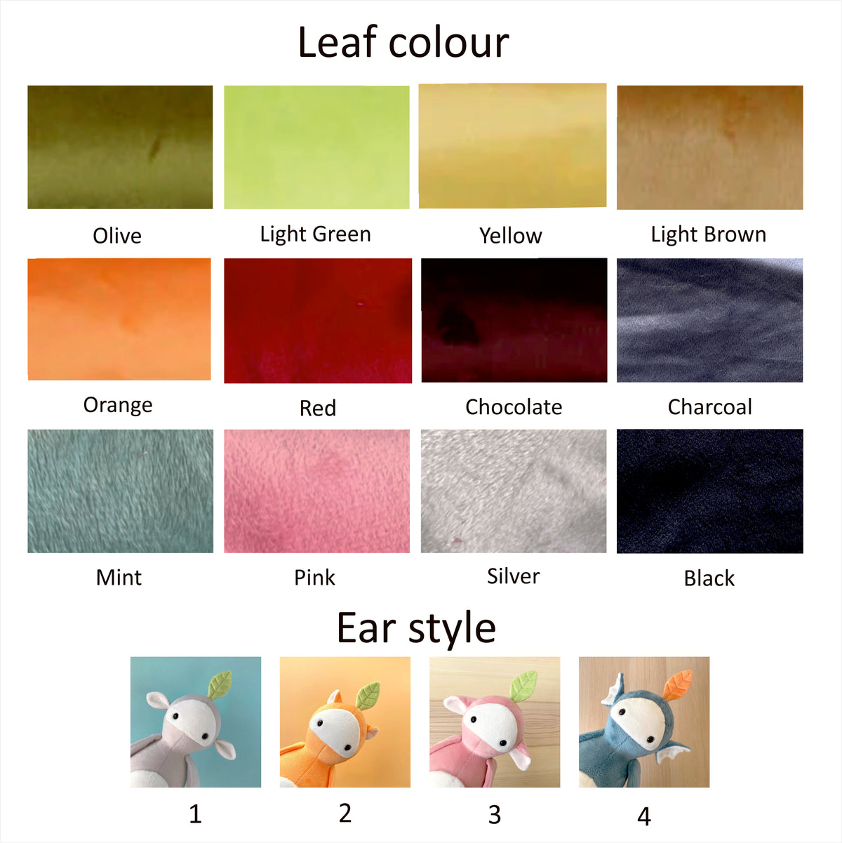 Custom Seedling - Choose your own colours - Made to order plush creature